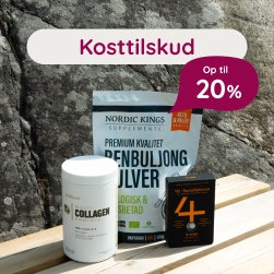 Kosttilskud - Op til 20 %